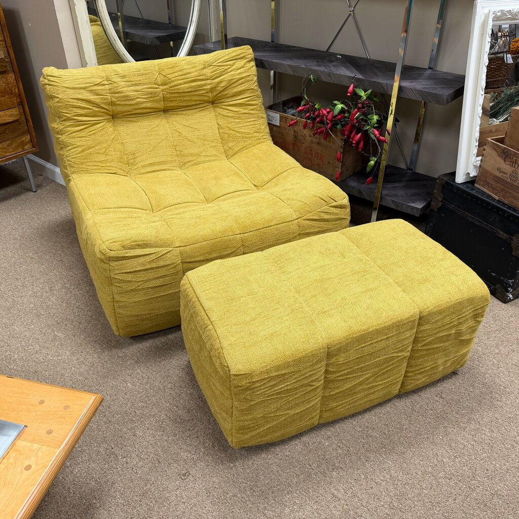"Lazy Chair" + Ottoman