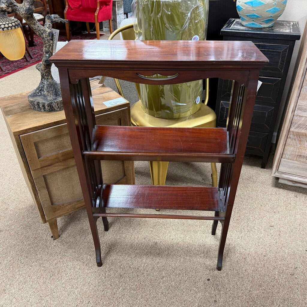 Vintage Mahogany Book Stand