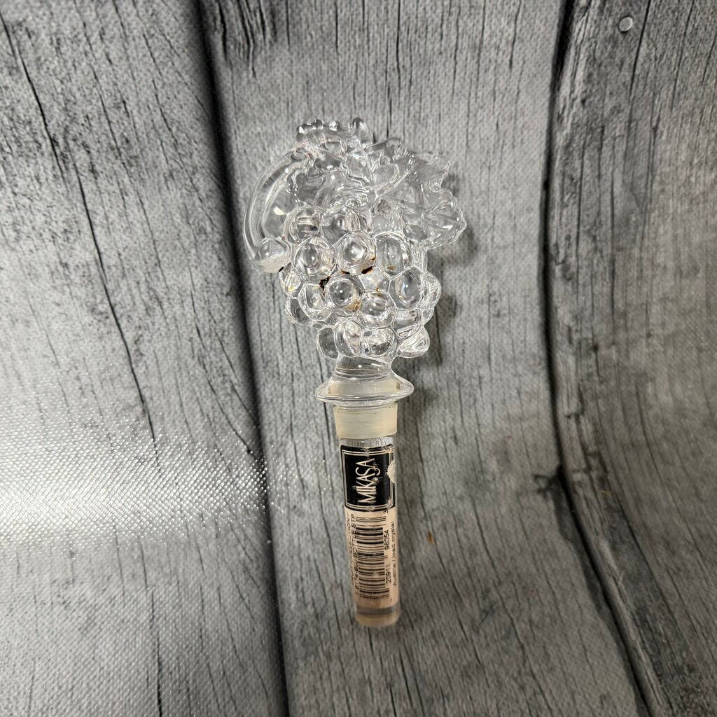 Glass Fruit Wine Bottle Stopper