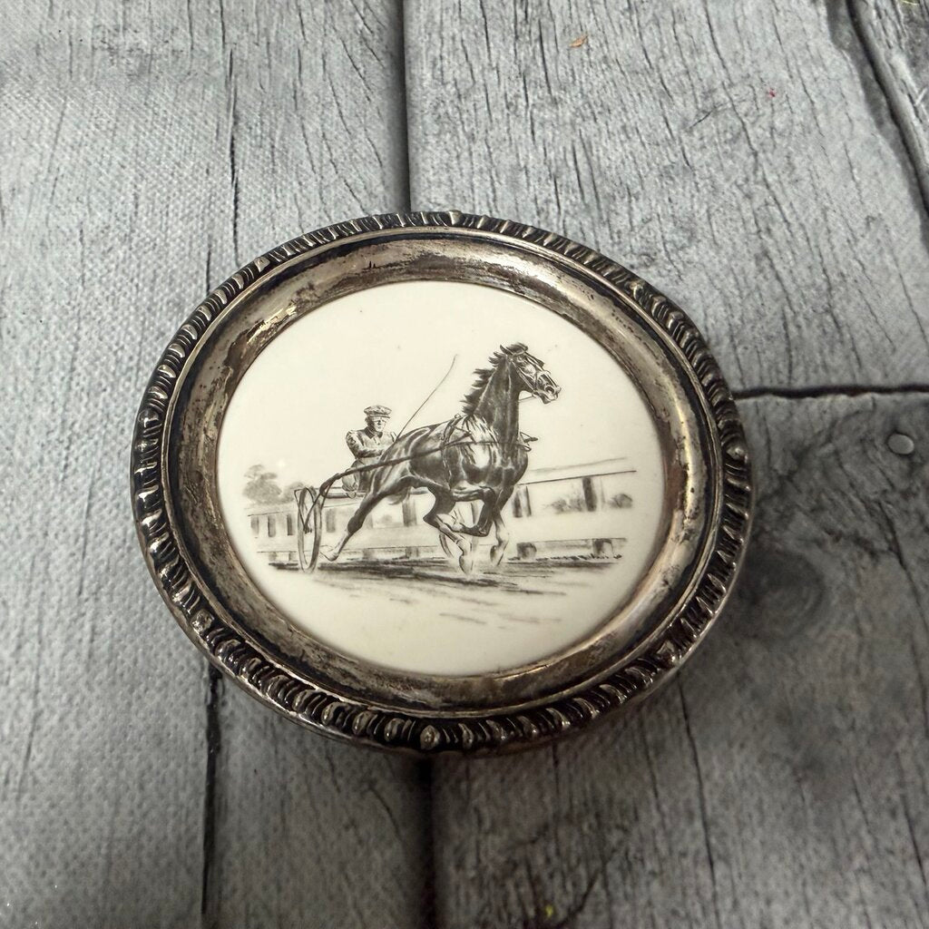 Vintage “Trotting” Equestrian Dish – Sam Savitt for Delano Studios / Frank M. Whiting