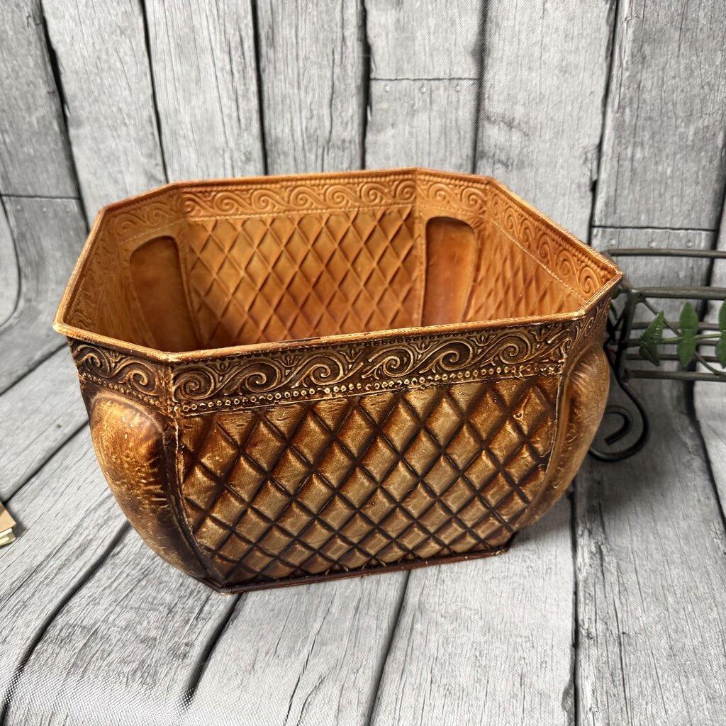 Square Metal Planter