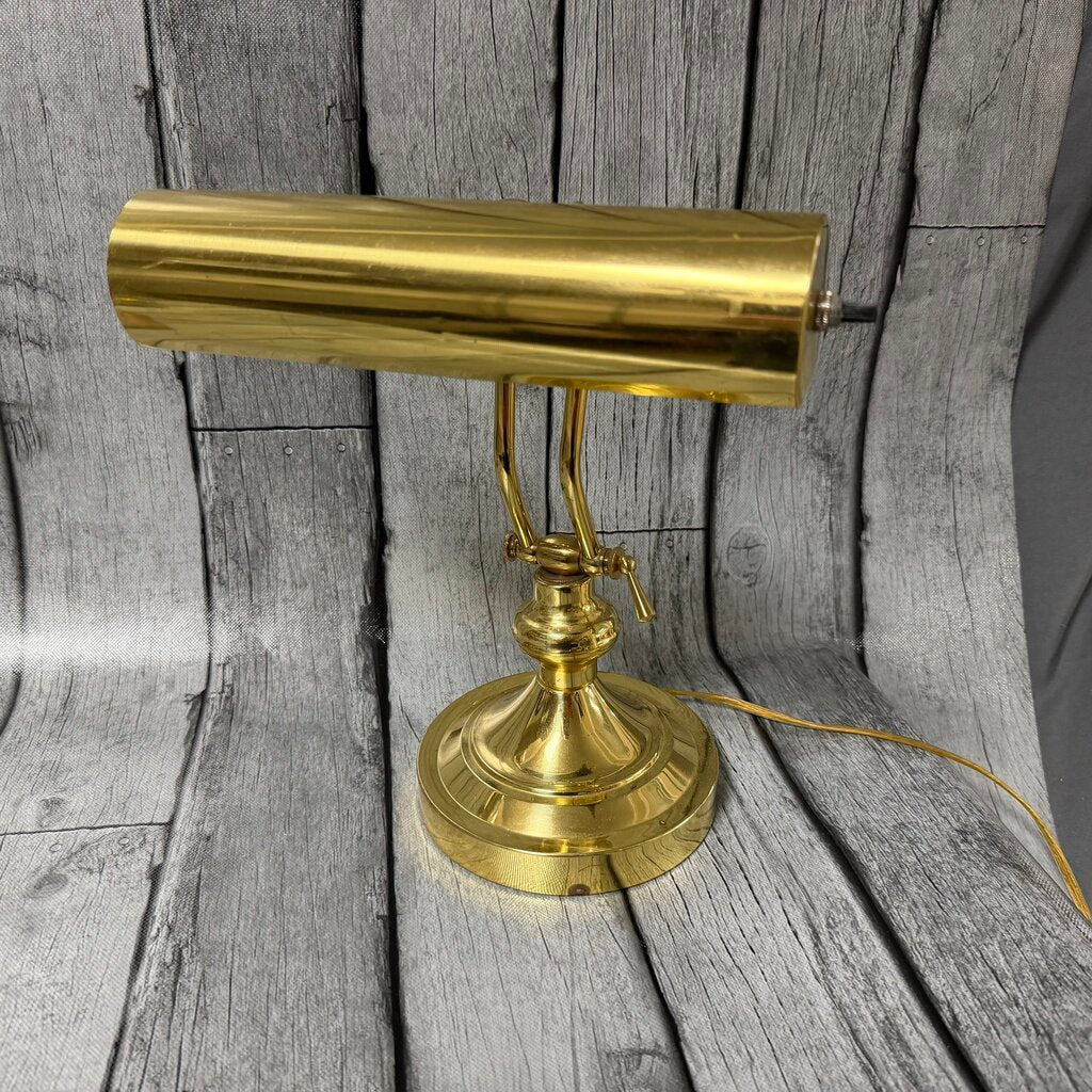 Adjustable Brass Desk/Piano Lamp