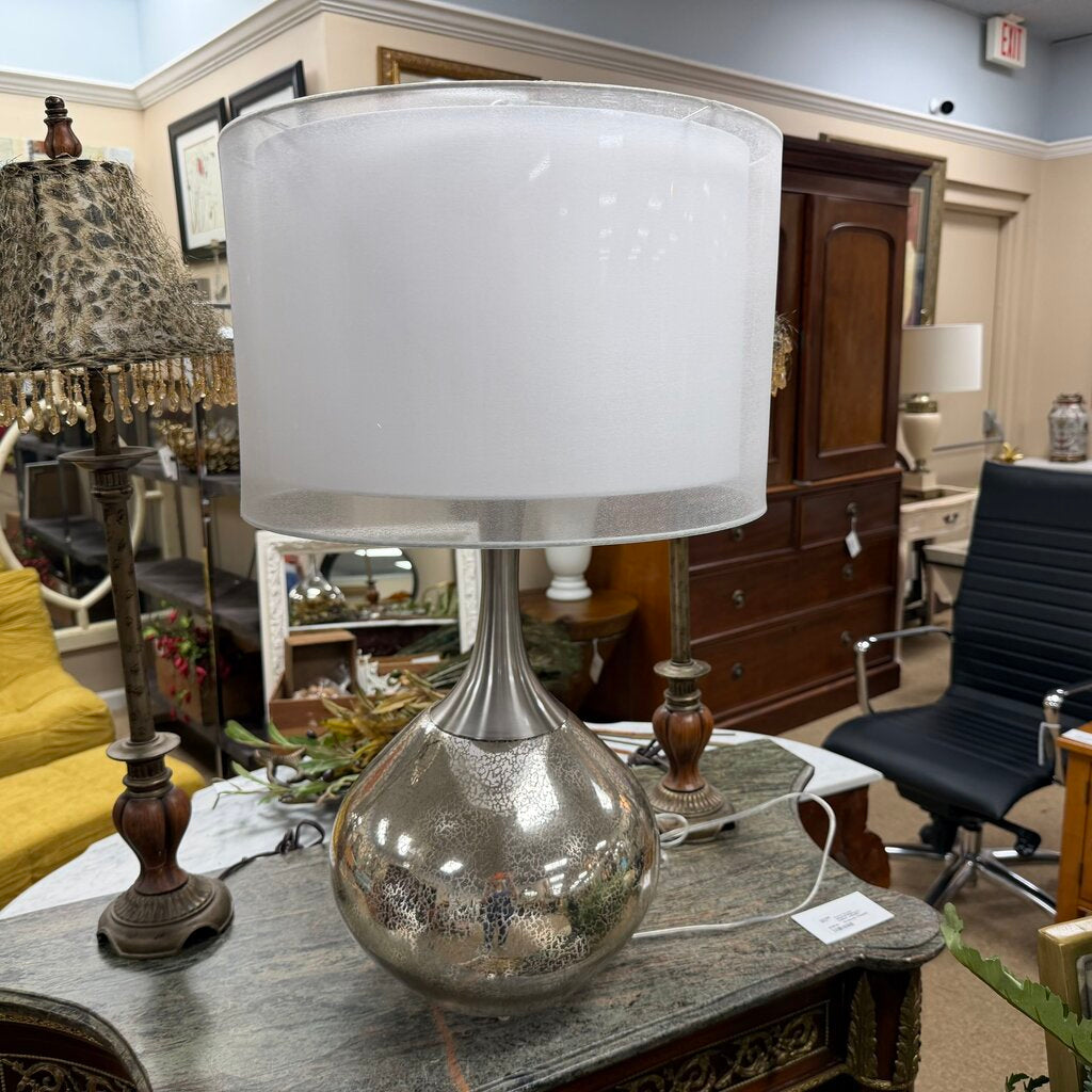 Mercury Glass Table Lamp
