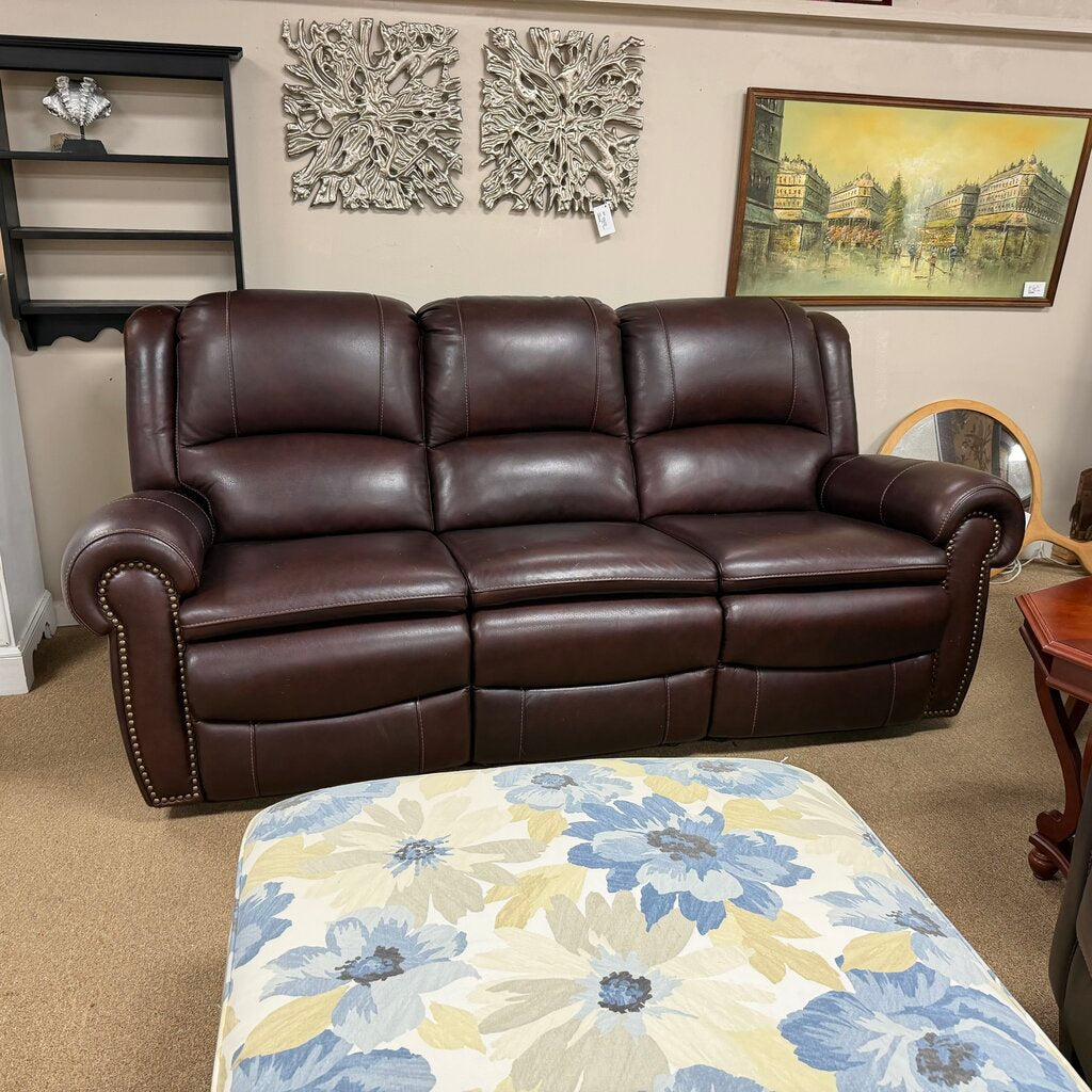 Electric Leather Reclining Sofa