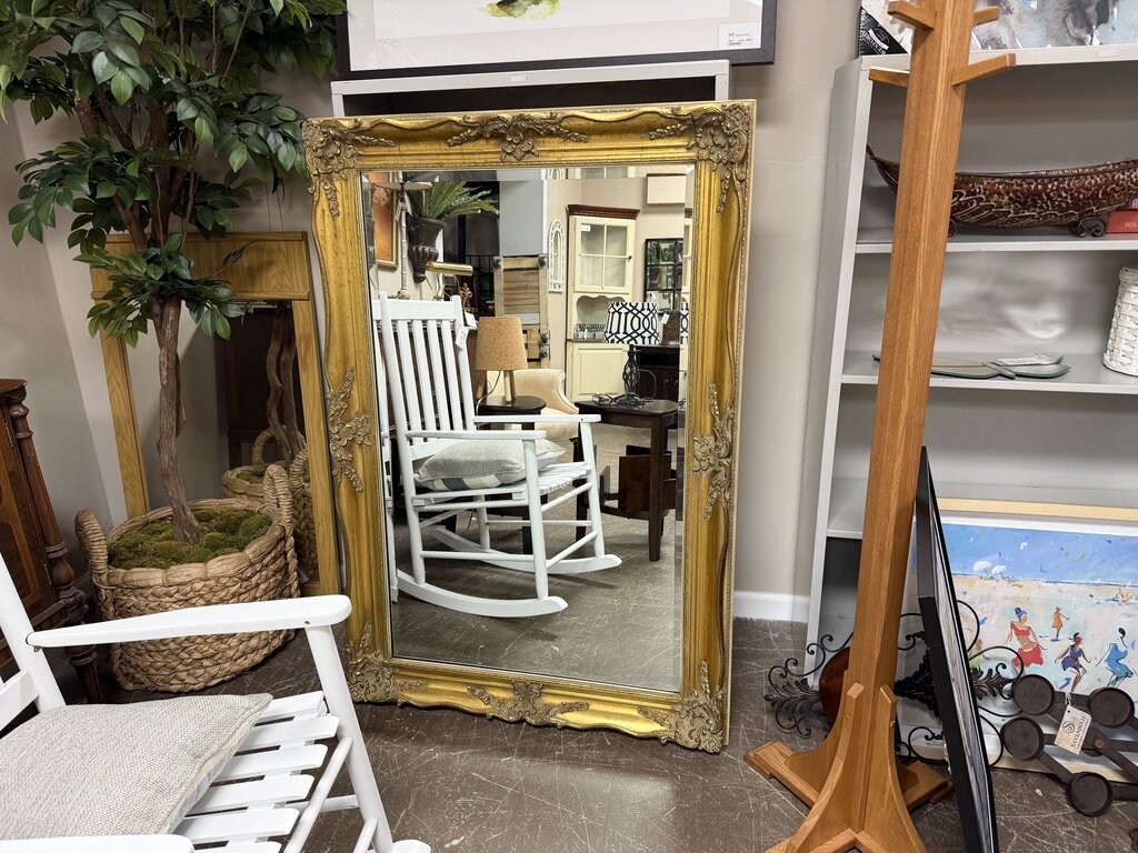 Large Ornate Gold Framed Mirror