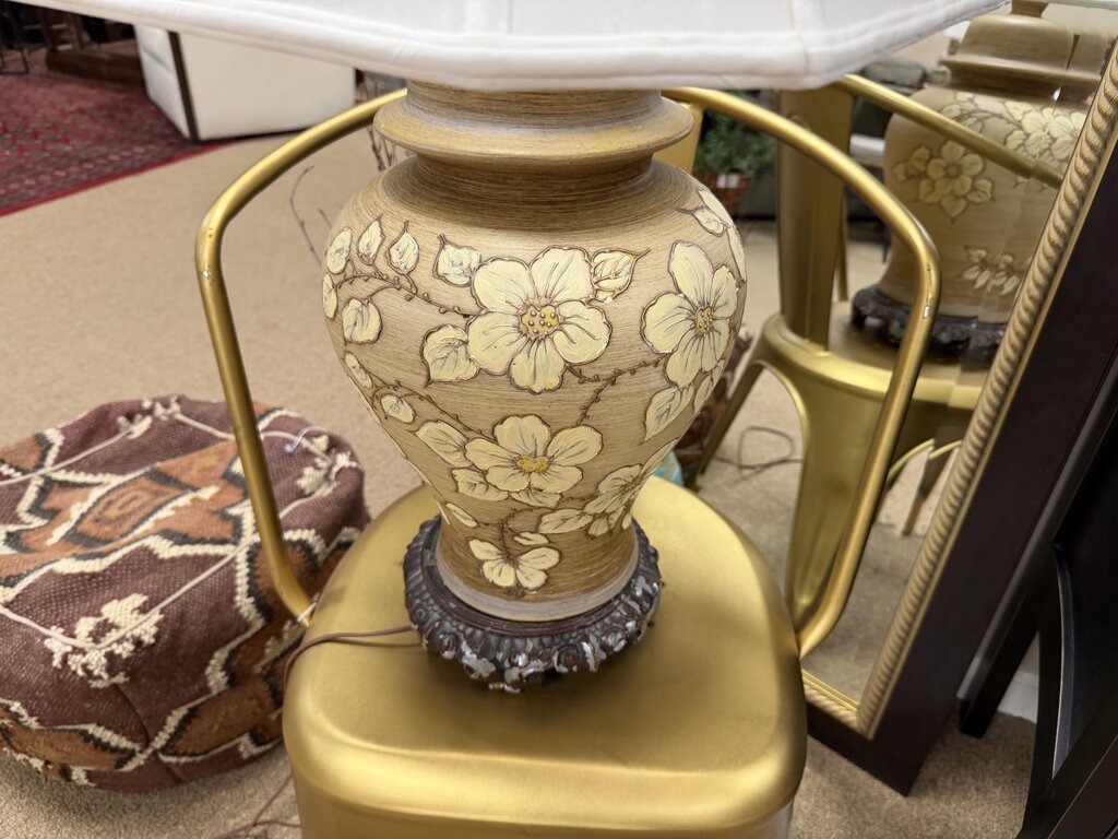 Floral Ceramic Lamp