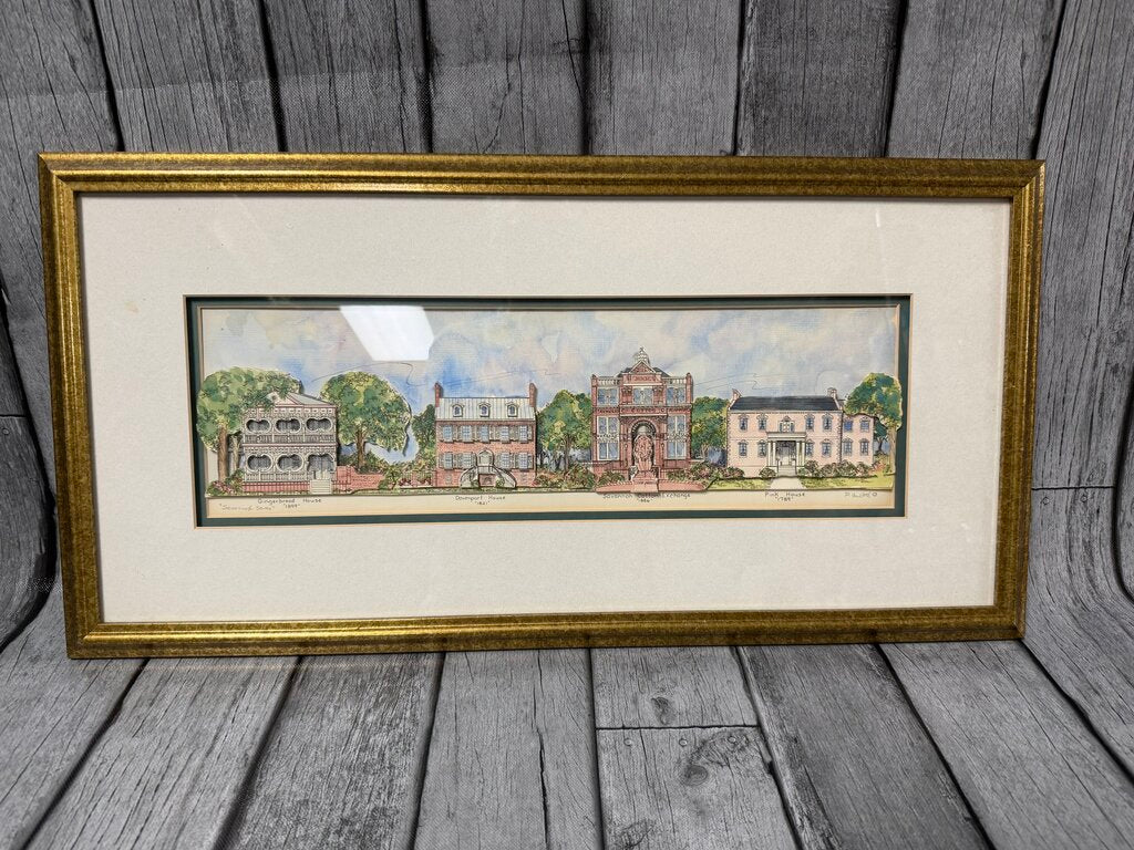 "The Ladies of Savannah" 3-D Sculptured Watercolor