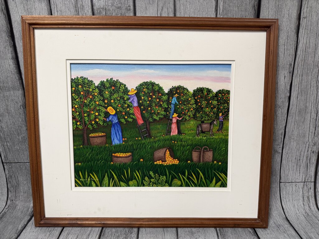 Original Folk Art Style Painting