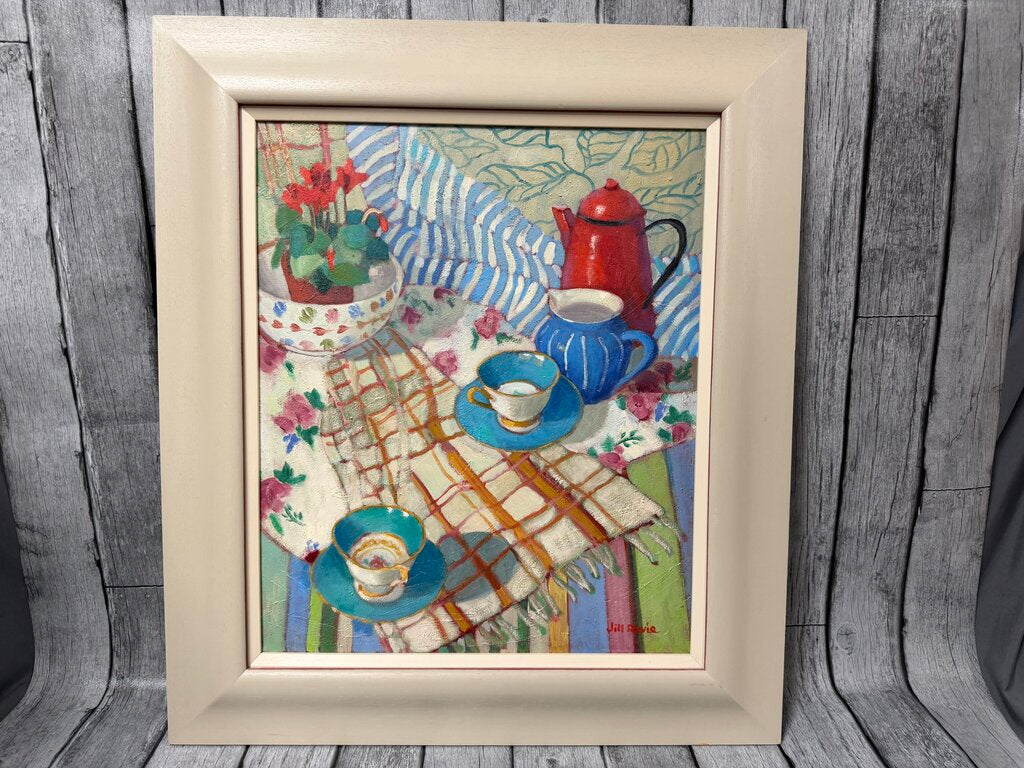 "Still Life with Coffee Service" Original