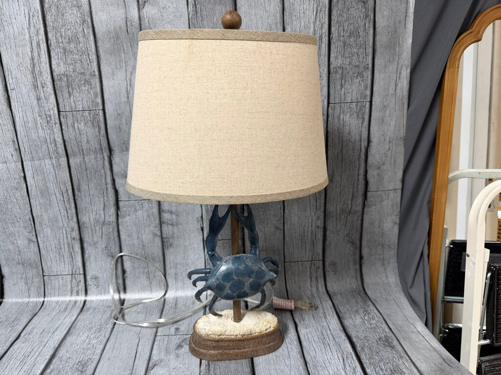 Blue Crab Lamp