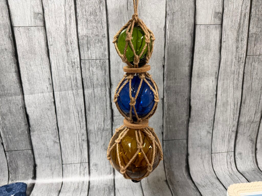 Glass Fishing Floats on Rope