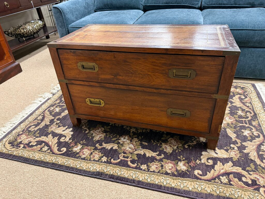 Vintage 2-Dr. Campaign Style Chest