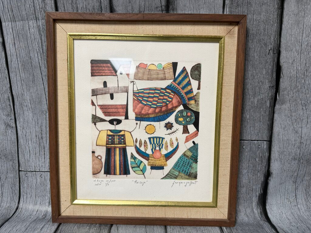 S/N Ltd Edition Serigraph "Paisaje"
