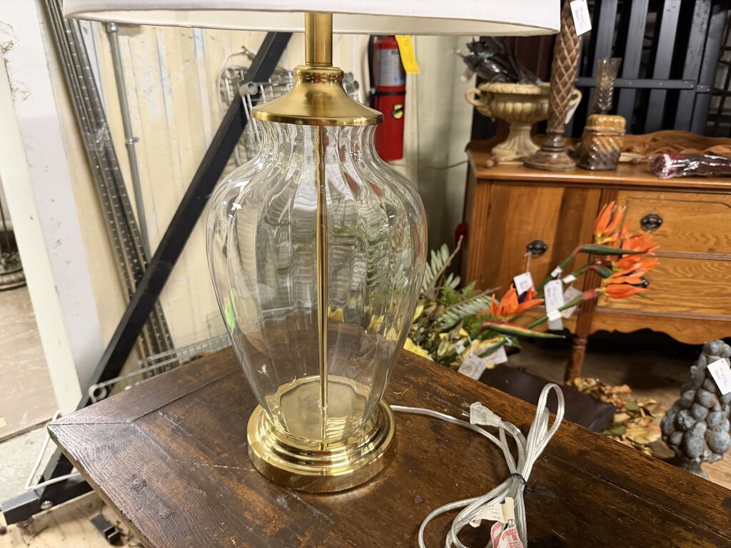 Glass Ginger Jar Lamp