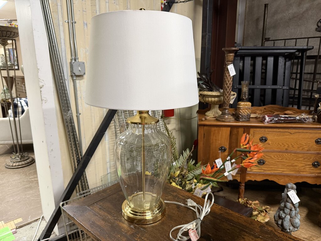 Glass Ginger Jar Lamp