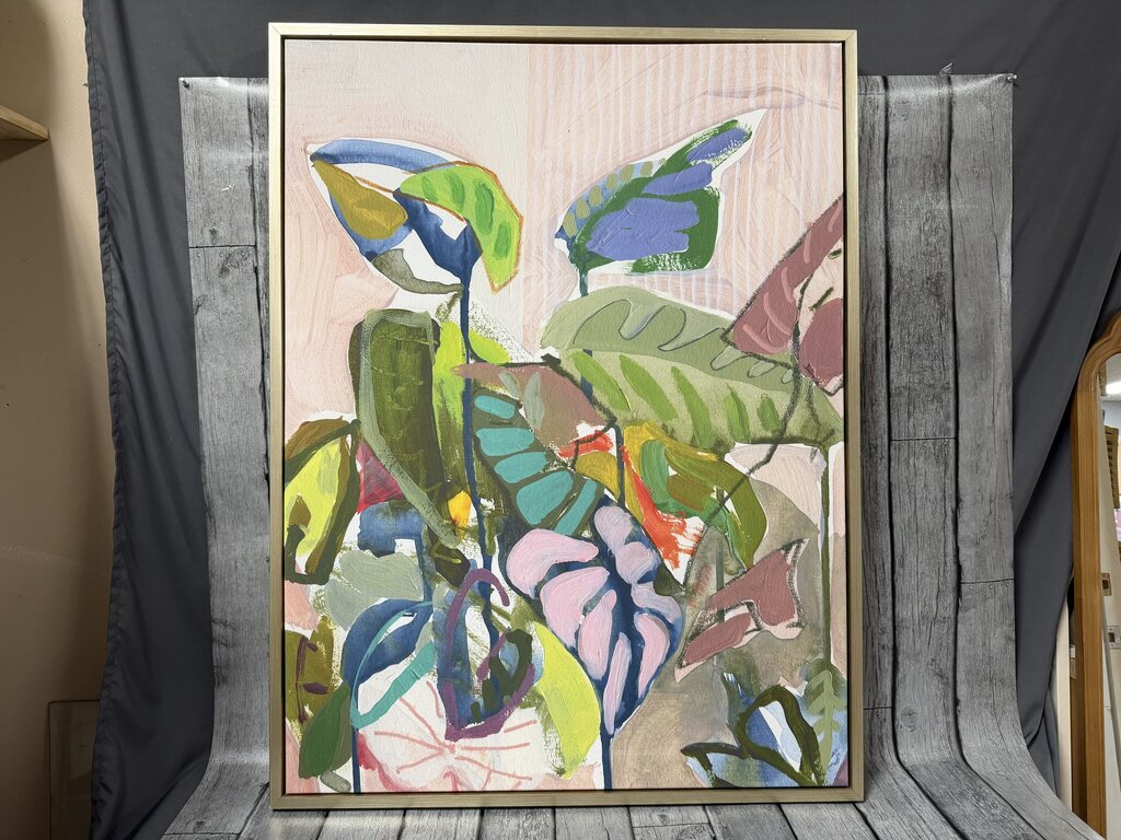 Abstract Floral Canvas
