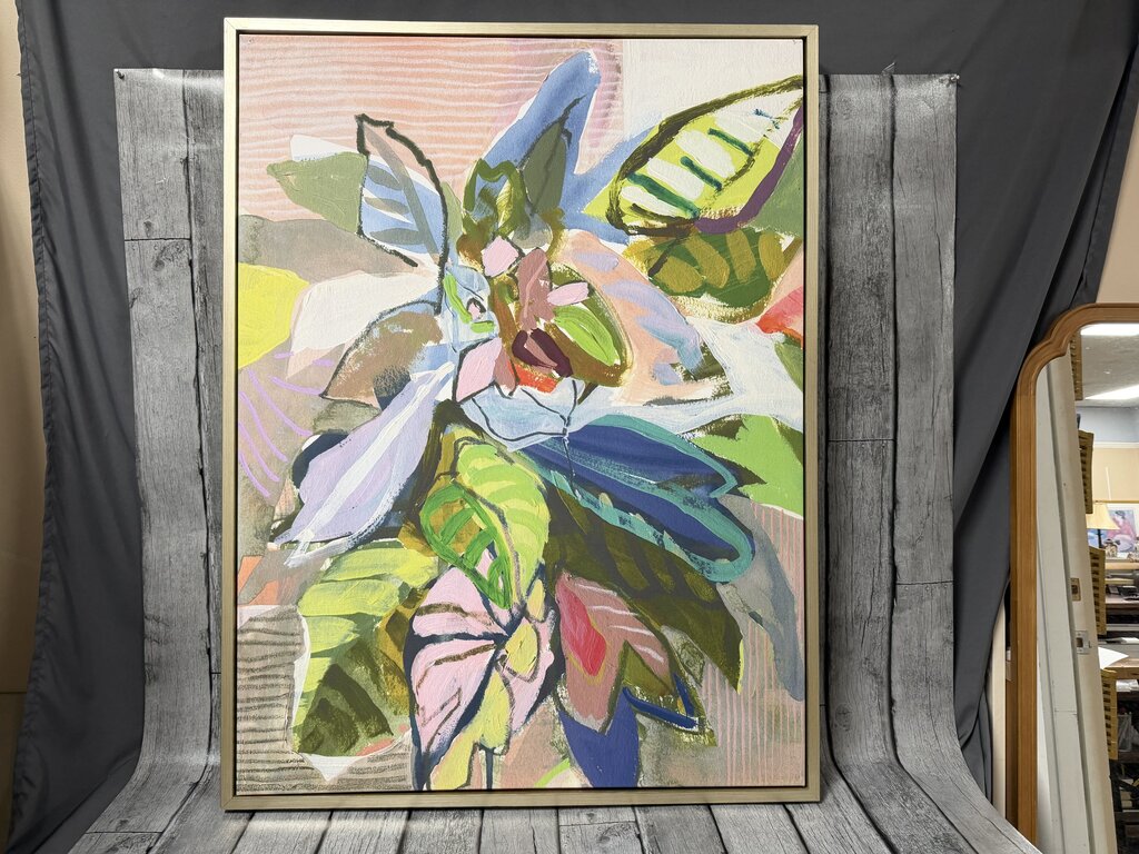 Abstract Floral Canvas