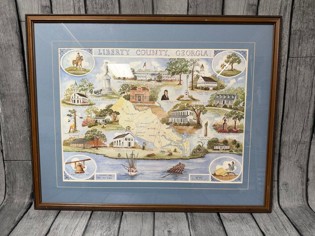 Liberty County Print