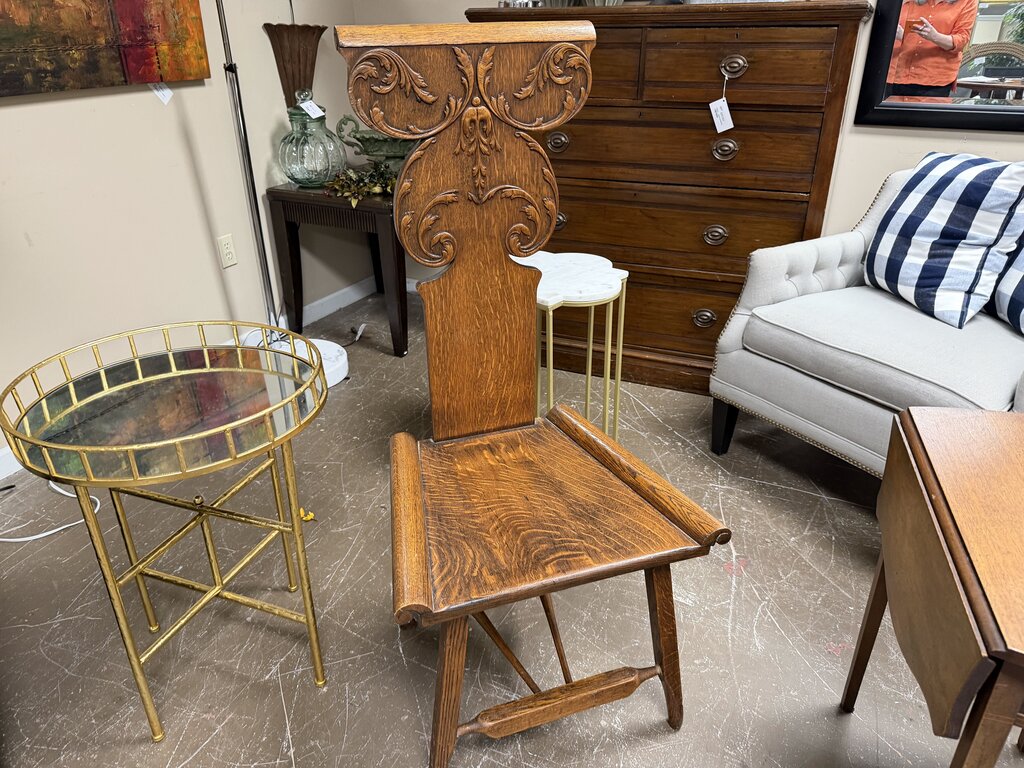 Renaissance Revival Hall Chair