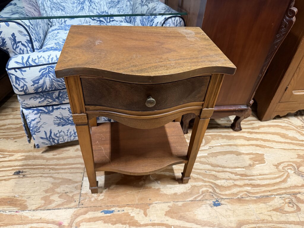 Small Wood Nightstand