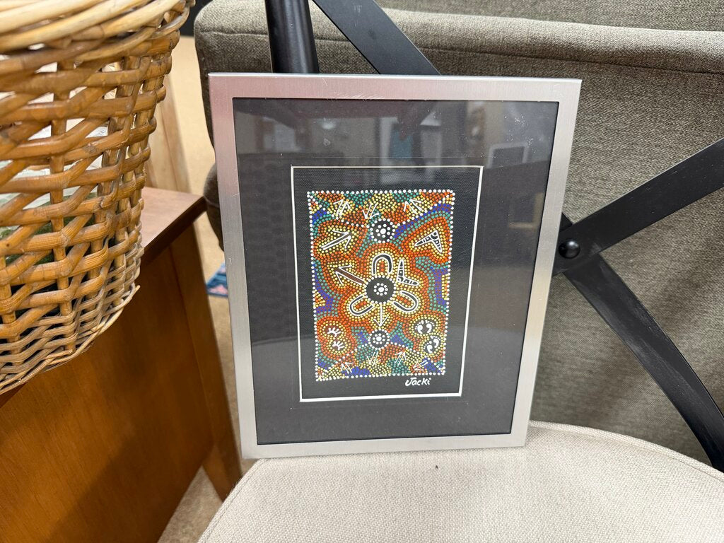 Signed Original Dot Painting