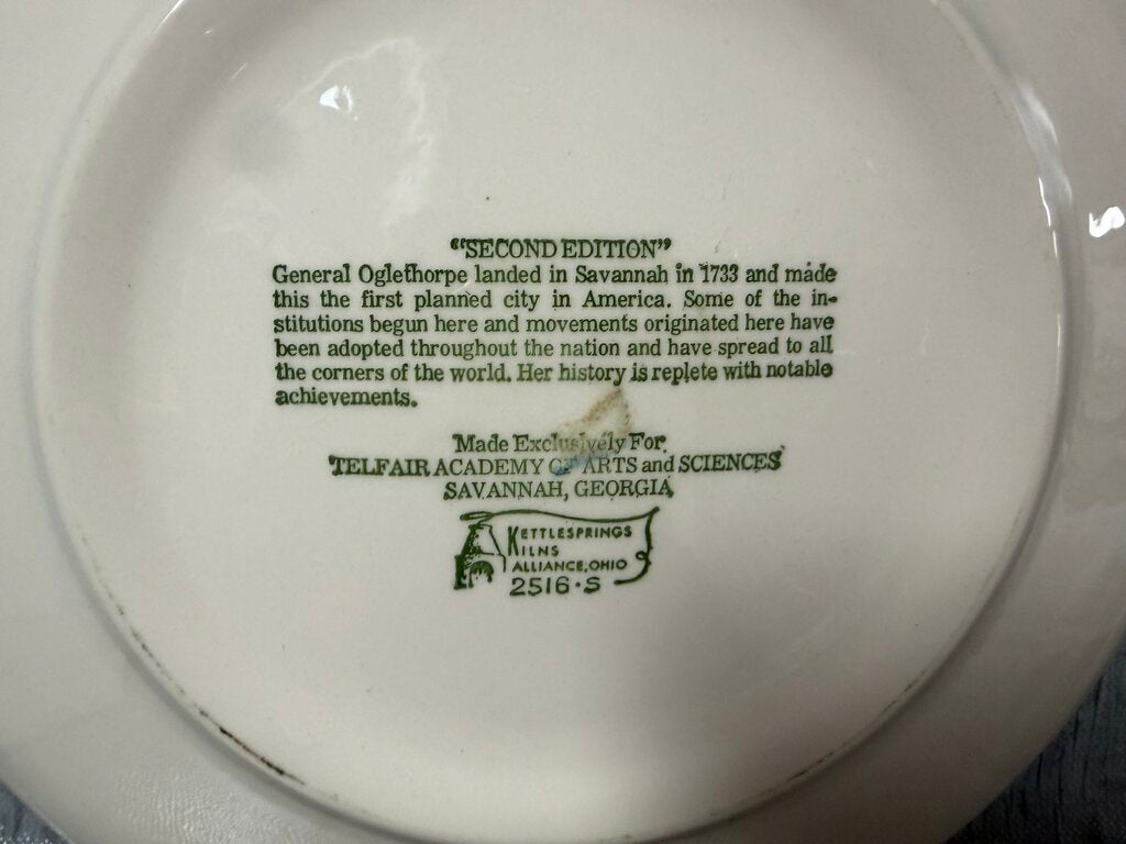 Commemorative Savannah Plate