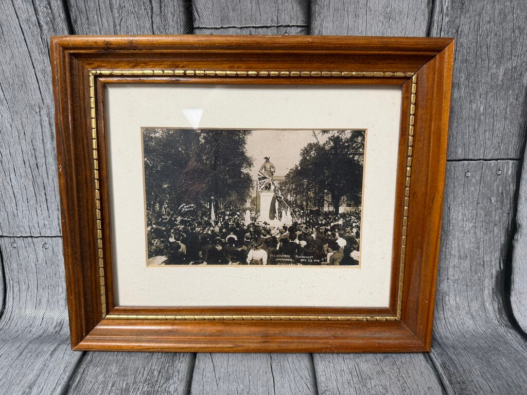 1910 Photograph Oglethorpe Monument Unveiling
