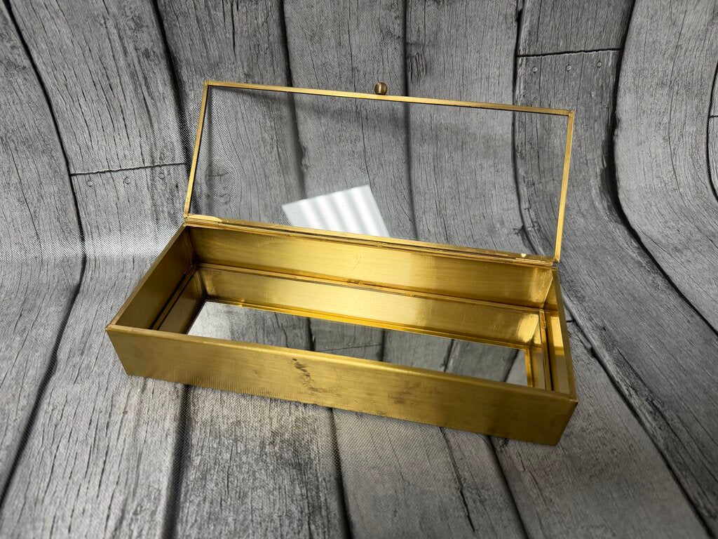 Mirrored Brass Box