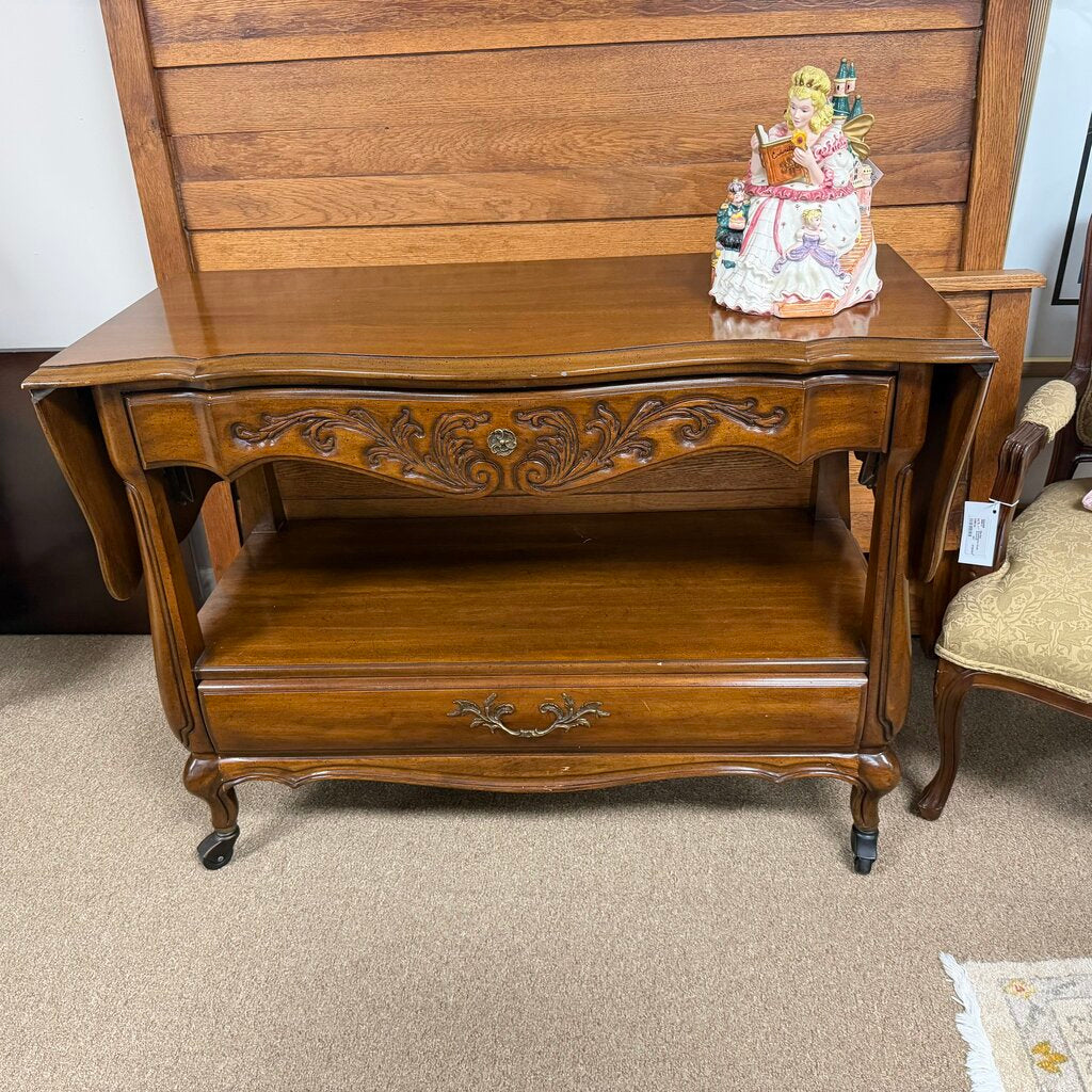 Vintage Drop-Leaf Buffet/Server Table