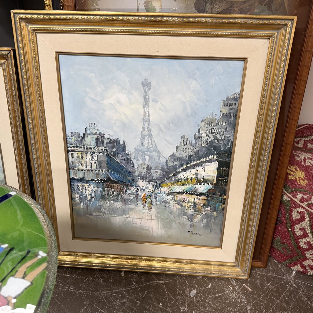 Paris Scene Oil Painting