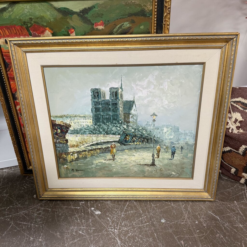 Notre-Dame Cathedral Oil Painting