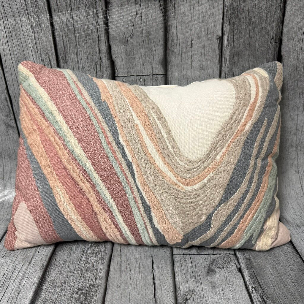 Multicolor Abstract Pillow