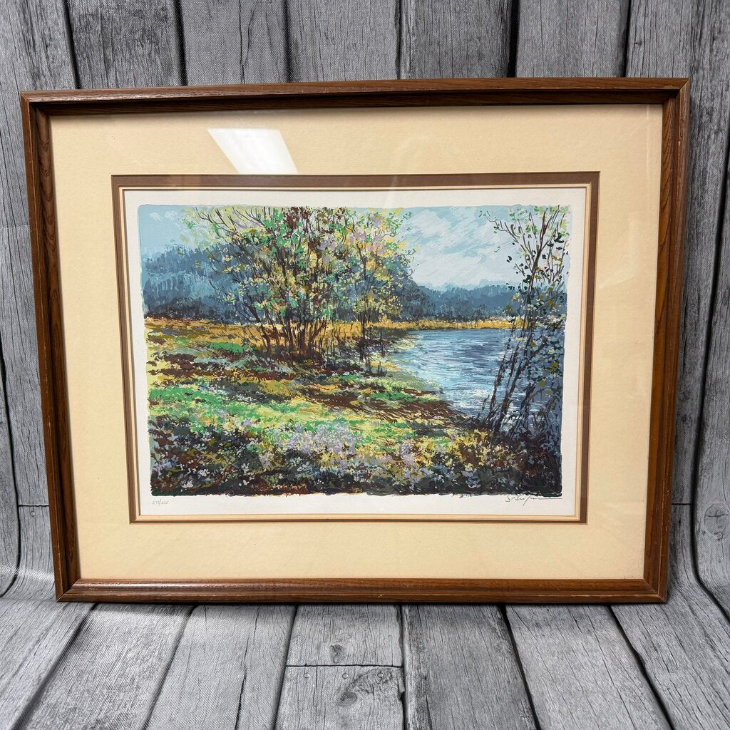 Spring S/N Original Pencil Serigraph