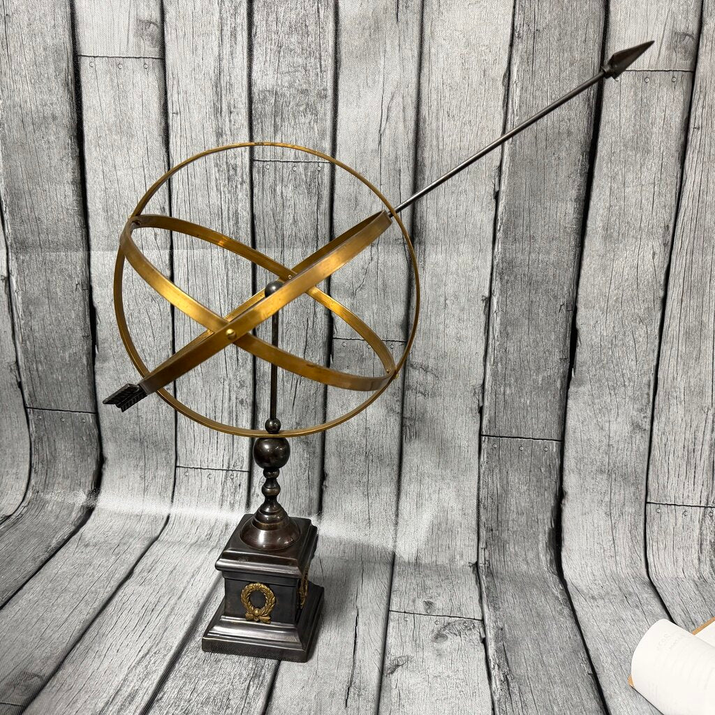 Metal Neoclassical Armillary Sphere