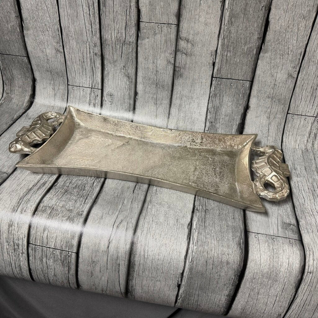 Pewter Seahorse Tray