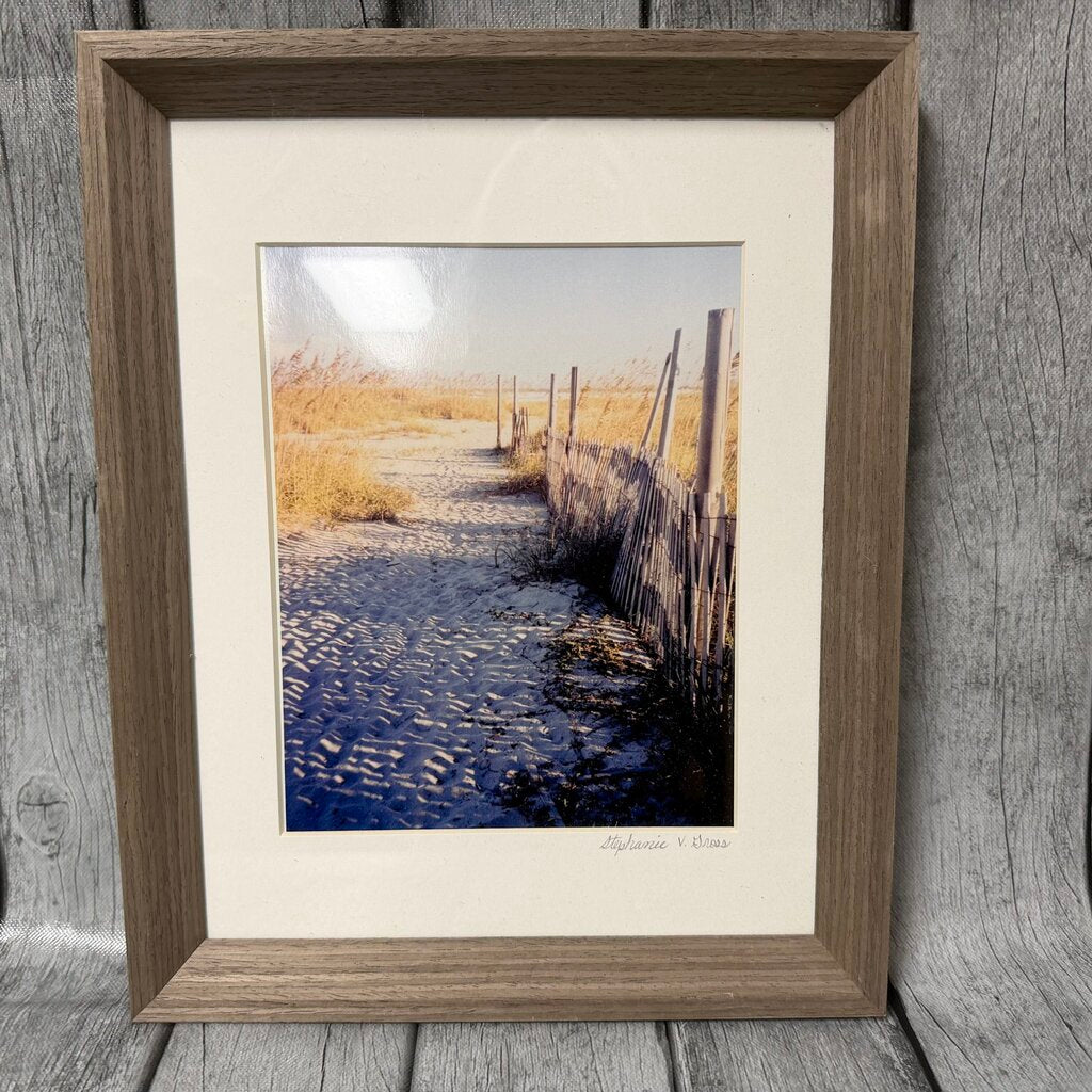 Framed Signed Dunes Photo