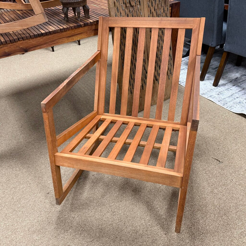 Pair Wood Rocking Chairs