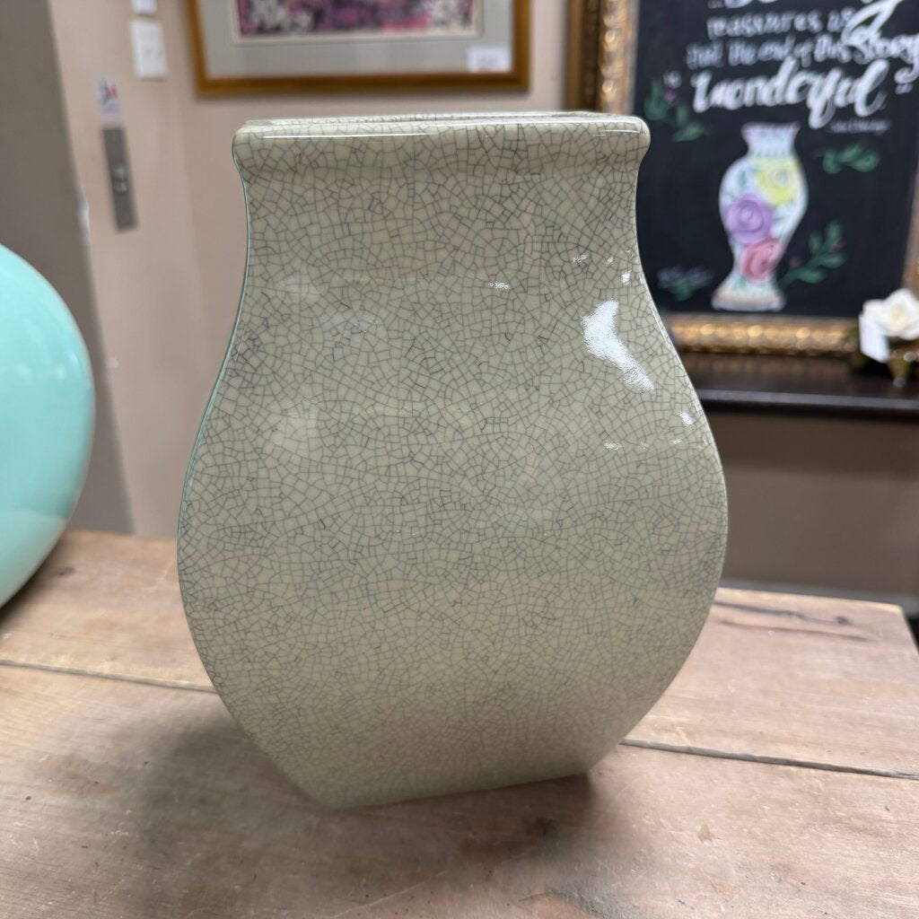 Crackled Ceramic Vase