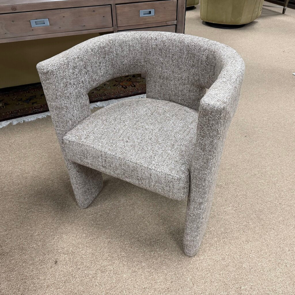 Tweed Accent Barrel Chair