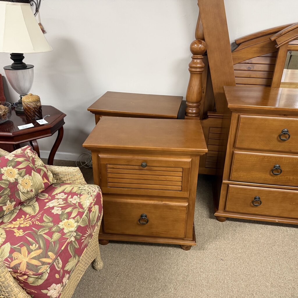 Pair Mission Style Nightstands