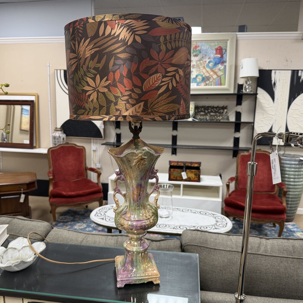 Vintage Iridescent Lamp