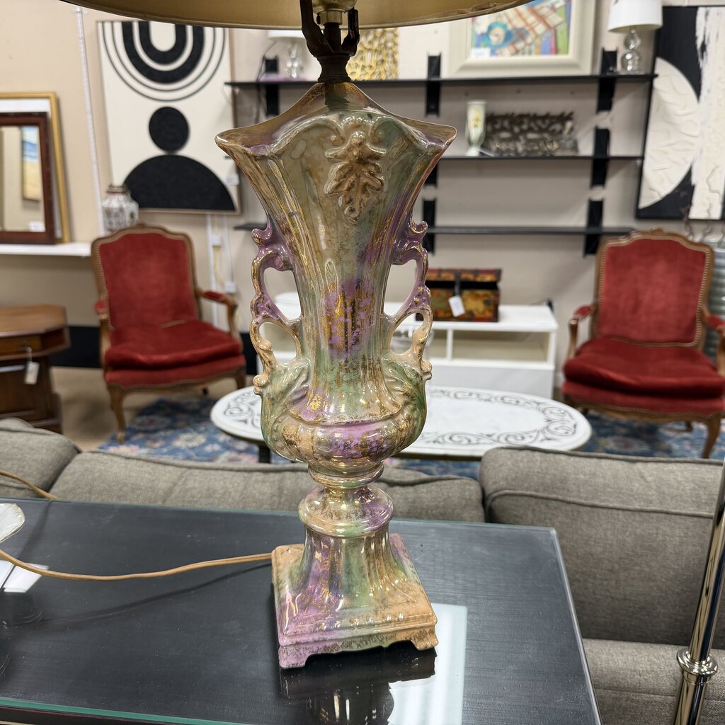 Vintage Iridescent Lamp