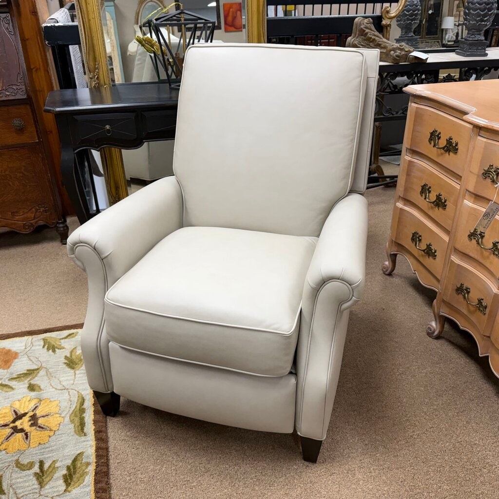 Leather Push Back Recliner