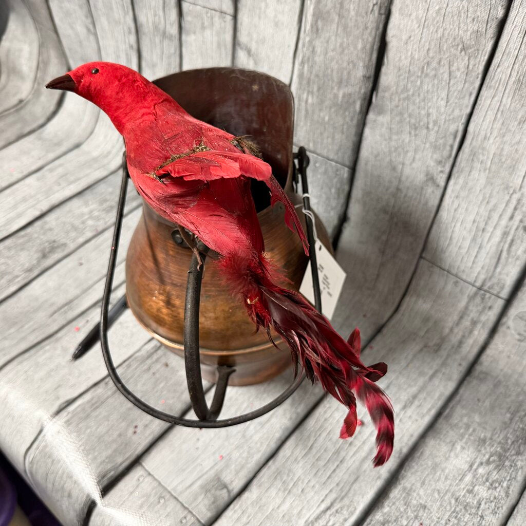Red Bird Decorative Pick