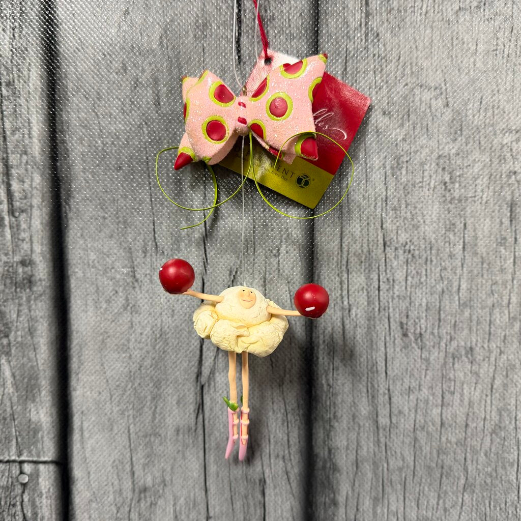 Christmas Krinkles Ornament - Popcorn w/Cranberries