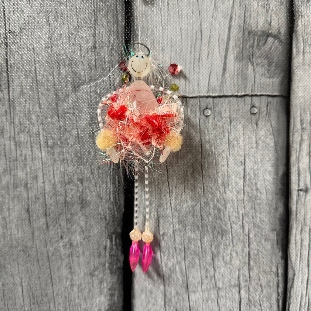 Krinkles Snowman Ballerina w/Pink Shoes Ornament