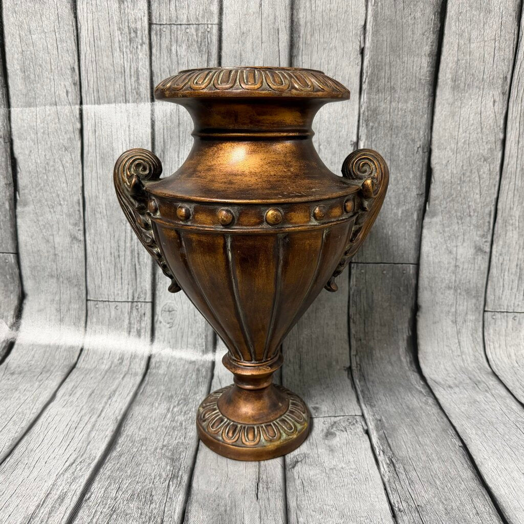 Bronzed Urn Style Vase