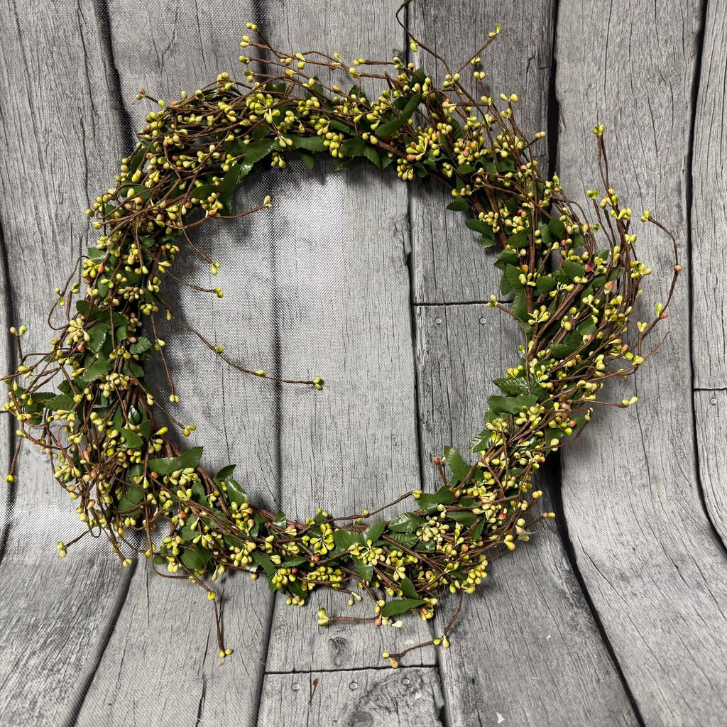 Yellow Mini Berry Wreath