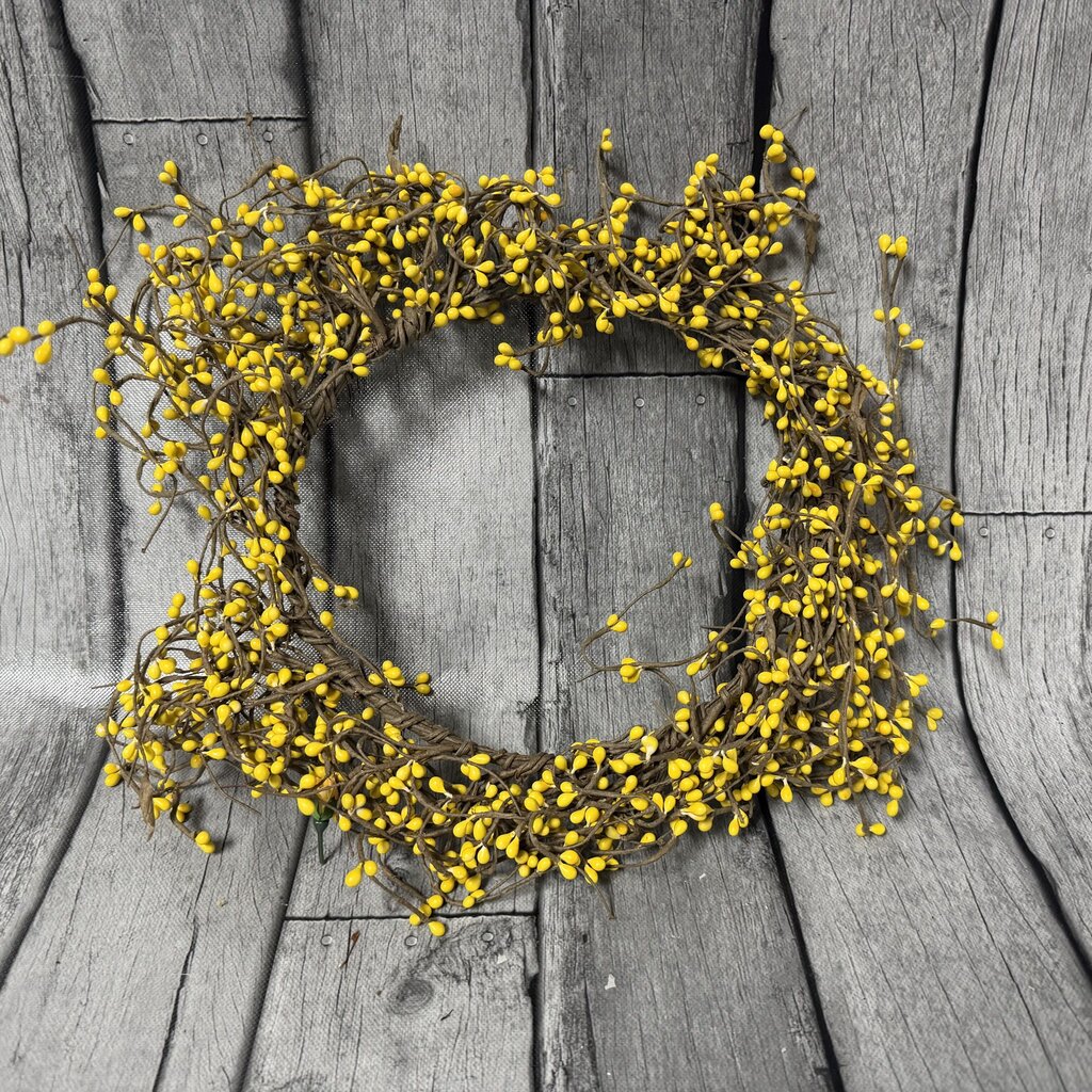 Yellow Berry Wreath