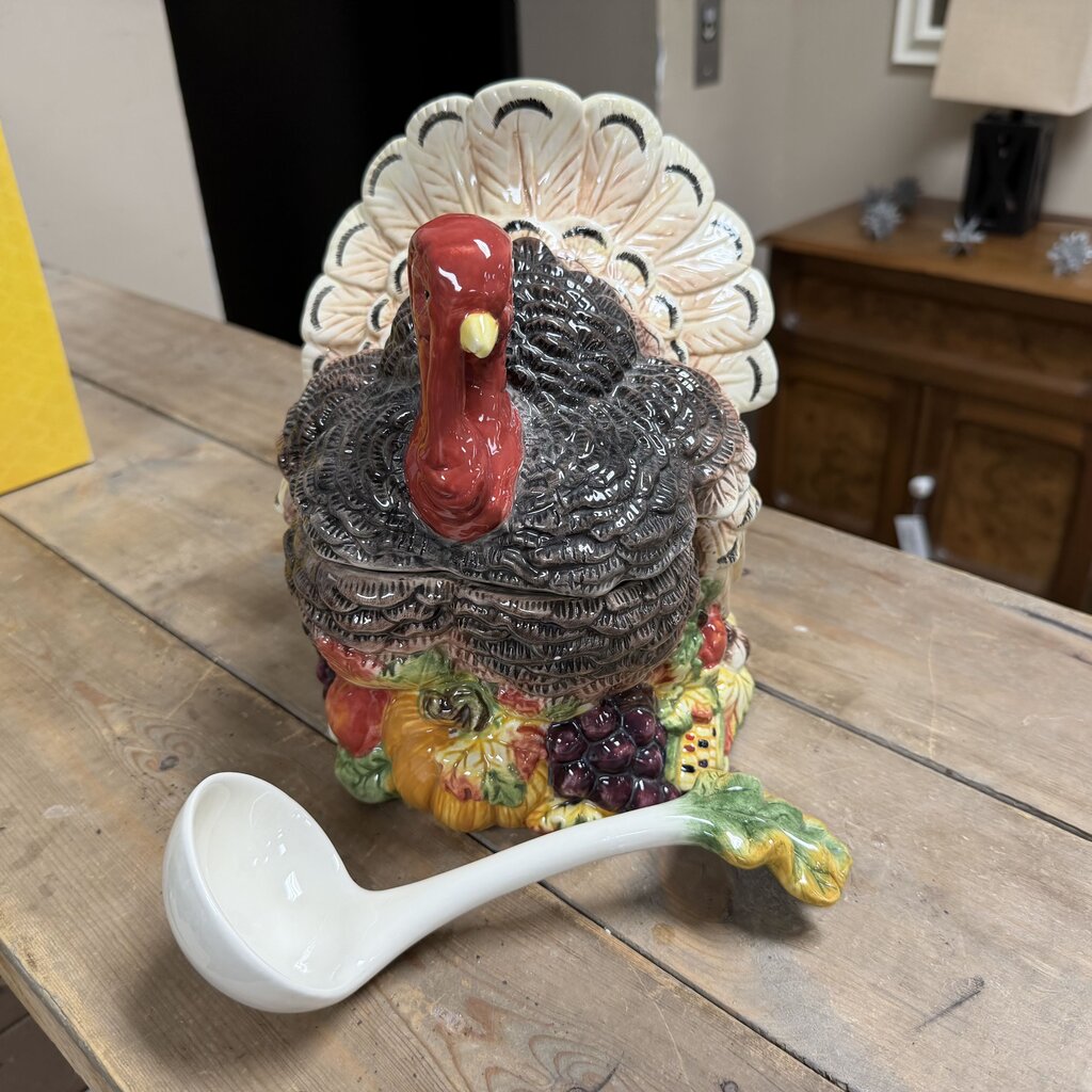 Turkey Tureen w/Ladle